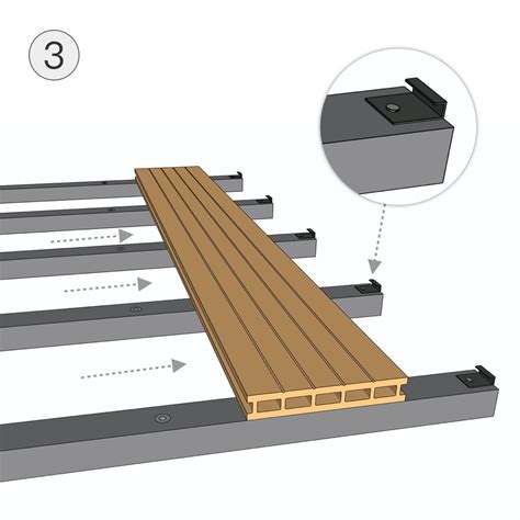 Wpc Decking Hollow Outdoor Composite Wood Decking