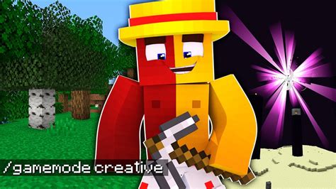 Zerando Minecraft No Criativo Sem Pegar Itens Youtube