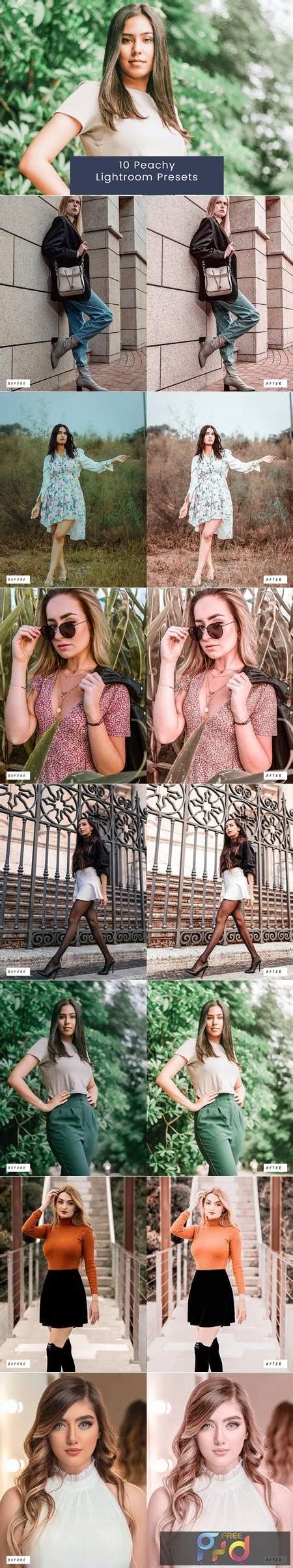 10 Peachy Lightroom Presets Rnsfsa5 Freepsdvn