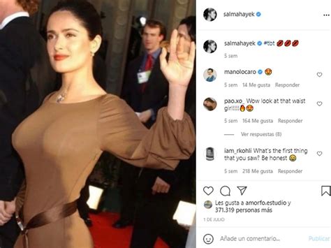 Salma Hayek Y Las últimas Cinco Fotos Que Han Revolucionado Su Instagram Infobae