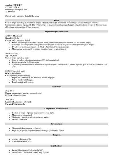 Comment Faire Un Bon Cv Guide Avec Exemples