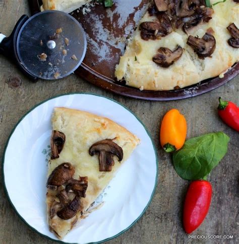 Easy Mushroom Pizza Precious Core