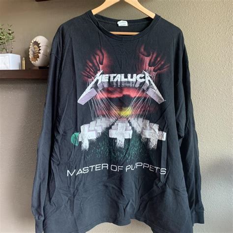 Xxl Metallica Master Of Puppets Long Sleeve Depop