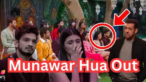 Bigg Boss 17 Munawar Faruqui Ko Salman Khan Ne Bahar Mil Rahe Pyar Kk