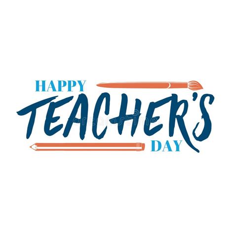 Lettering And Calligraphy Modern Happy Teachers Day To You Sticker