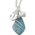 Amazon Handmade In Hawaii Wire Wrapped Turquoise Bay Sea Glass