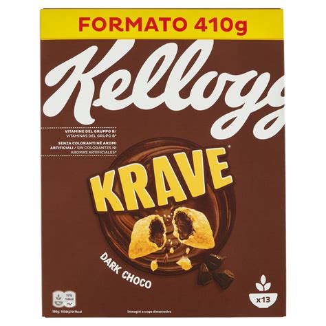 CHOCO KRAVE CIOCCOLATO FONDENTE KELLOGG S GR 410 L Ecommerce Secondo