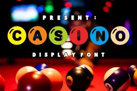 Casino Font by Infinity art Studio · Creative Fabrica