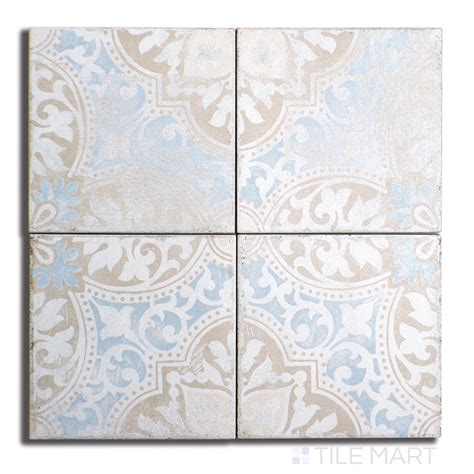 Barcelona Décor Porcelain Decorative Field Tile 6x6 Montjuic Matte