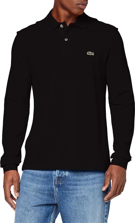 Lacoste Mens Classic Long Sleeve Pique Polo Shirt At Amazon Mens