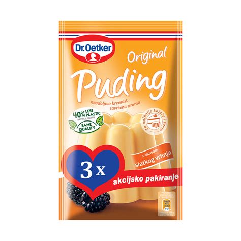 Puding slatko vrhnje x3 - Dr. Oetker web shop Hrvatska