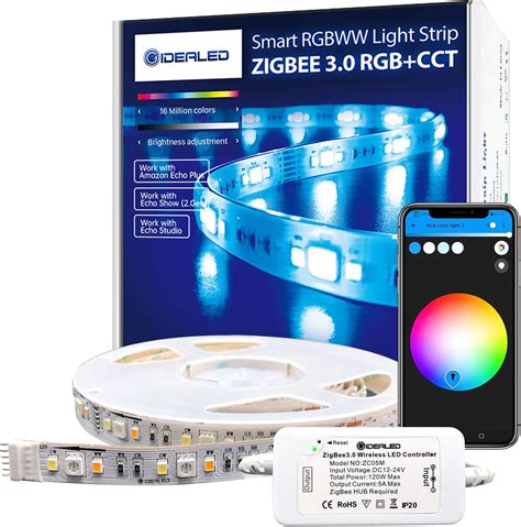 Aqara Ruban LED T1 avec Matter NÉCESSITE HUB Zigbee 3 0 2M RGB IC