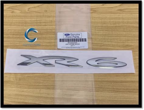 Genuine Ford Falcon Babffgmkii Xr6 Badge Side Skirtrear Door