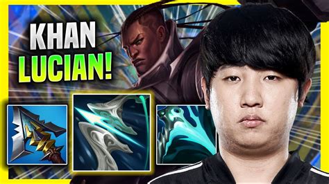 Khan Is A God With Lucian Dk Khan Plays Lucian Top Vs Jayce Youtube