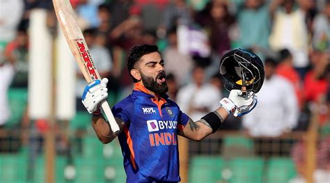 virat kohli scores  international century surpasses ricky ponting
