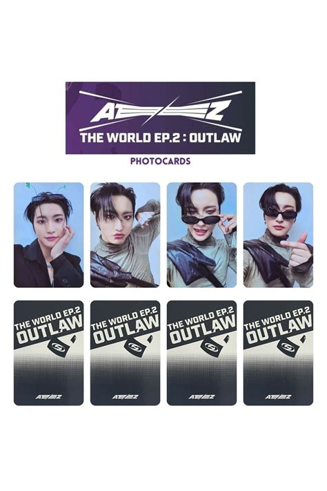 Kpop Dünyasi ATEEZ Seonghwa The World Ep 2 OUTLAW PC Set Fiyatı