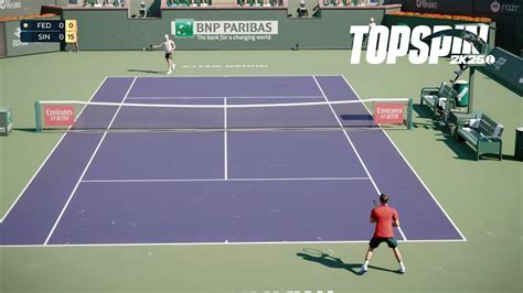 Top Spin K Roger Federer Vs Jannik Sinner I Indian Wells Open I