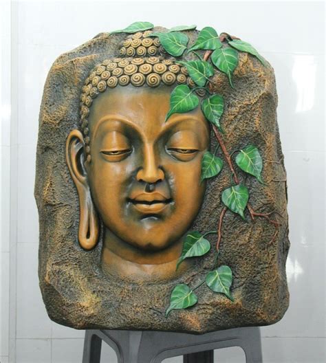 Antique Brown Ceramic Buddha Statue For Worship Size Dimension 12