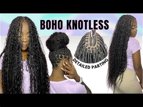 What To Know About Knotless Boho Braids The Ultimate Low Bohemian