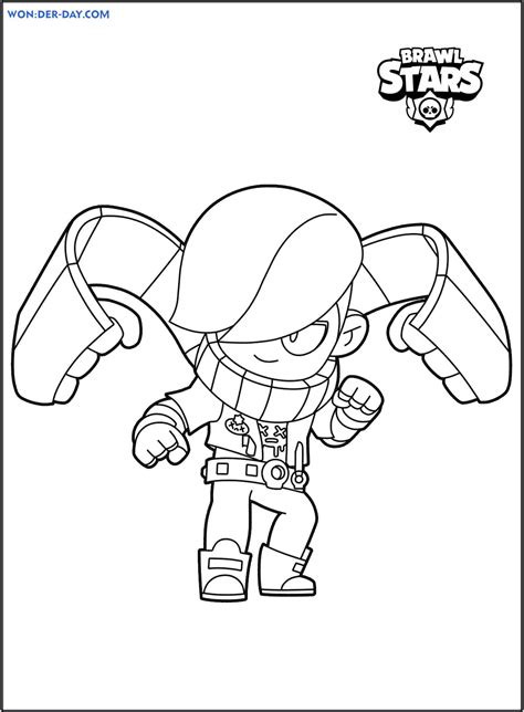 Imagenes De Brawl Stars Para Colorear Dibujos Para Colorear Dibujos