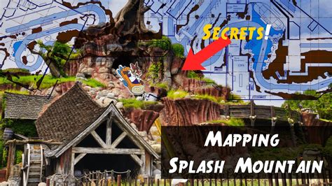 Disneyland Splash Mountain Map