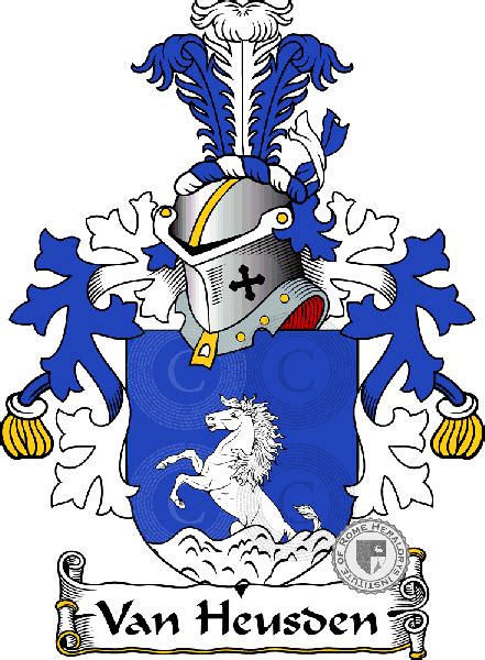 Wappen Der Familie Van Heusden Bitmap Usd