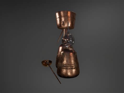 3d Model Alchemical Equipment Collection Vr Ar Low Poly Cgtrader