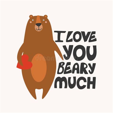 Love You Beary Much Stock Illustrations 60 Love You Beary Much Stock