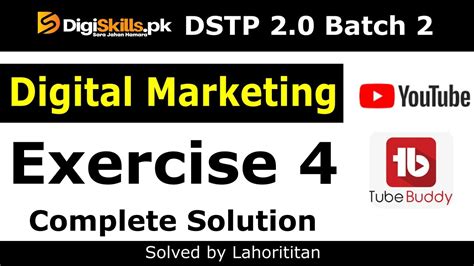 Digiskills Digital Marketing Exercise Batch Hands On