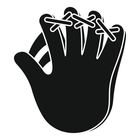Baseball Glove Icon Simple Style 14607432 Vector Art At Vecteezy