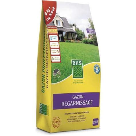 SEMENCES GAZON RENOVATION 5KG105 Cdiscount Jardin