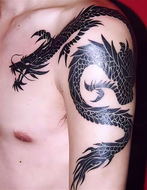 Drachen Tattoo Fotogalerie Westlicher Chinesischer Stil