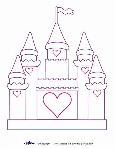 Free Printable Princess Castle Coloring Pages
