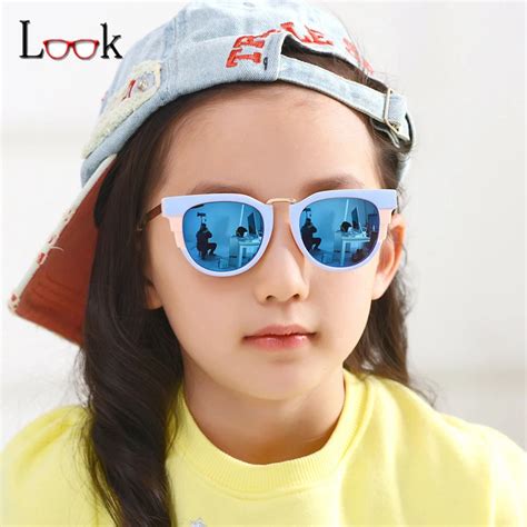 New 2018 Kids Sunglasses Children Boys Girls Cat Eye Sun Glasses Child