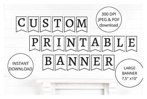 Printable PDF BANNER Printable Alphabet Letter Banner - Etsy UK