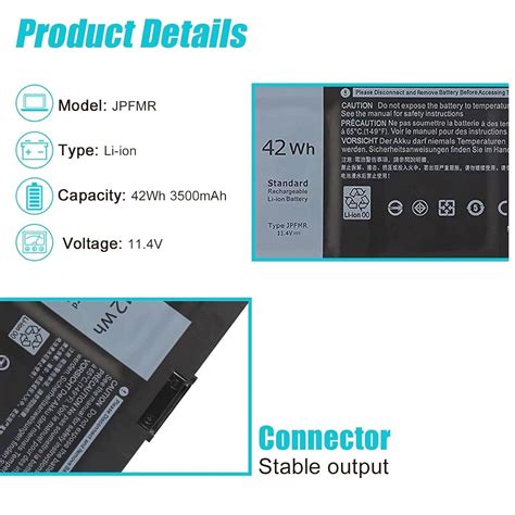 Jpfmr Battery For Dell Chromebook 3400 3100 2 In 1 Series 5488 5493 5593 P90f Ebay