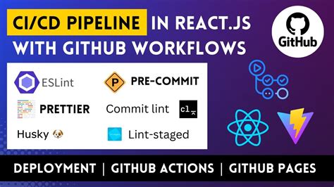 Ci Cd Pipeline In React Js Project With Github Workflows Using Eslint