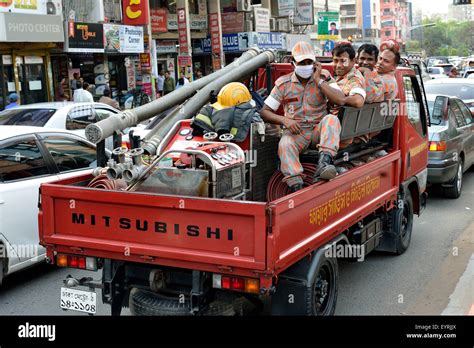 Fire Brigade In Dhaka Bangladesh Asia Stock Photo Alamy