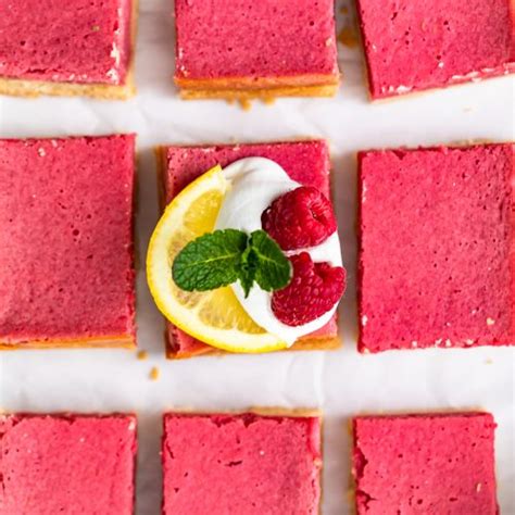 Lemon Raspberry Bars Recipe The Cookie Rookie® Video