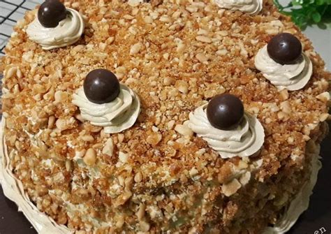 Resep Mocha Nougat Cake Oleh Mommika Kitchen Cookpad