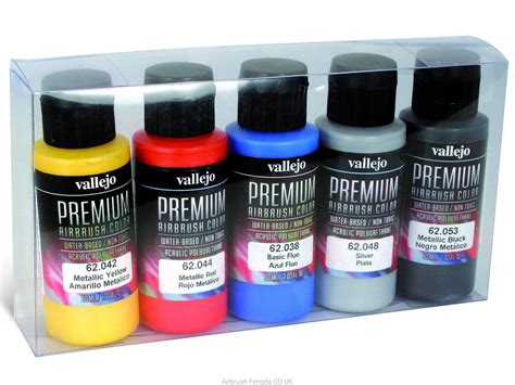 Vallejo Premium Color Metallics Color Set X Ml