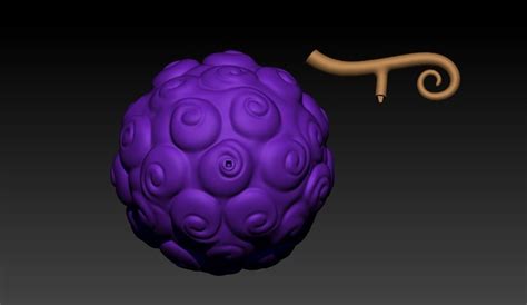 Gomu Gomu No Mi One Piece Devil Fruit 3D Model 3D Printable CGTrader