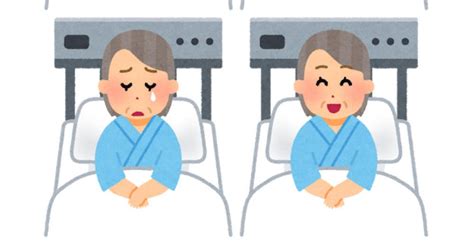 いろいろな表情の入院中の人のイラスト（おばあさん） かわいいフリー素材集 いらすとや