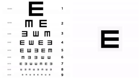 Eye Test Chart Vector Art Png Eye Test Chart Vector E 44 Off