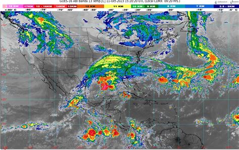 Cielo nublado la mayor parte del día con lluvias puntuales muy fuertes