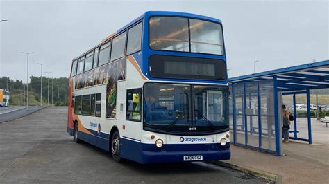 Kickdown Stagecoach In Fife Alx400 Trident 18075 WA04 CSZ Service