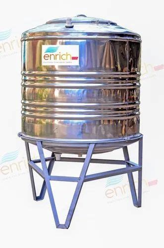 Enrich Ltr Stainless Steel Water Tank At Rs Piece In