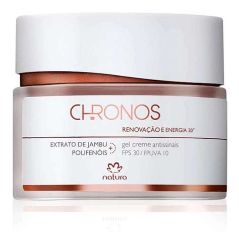 Creme Gel Natura Chronos antissinais 30 renovaçao e energia dia para