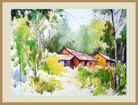 Pin By Jyoti Achar On Favorite Places Spaces Watercolor Landscape