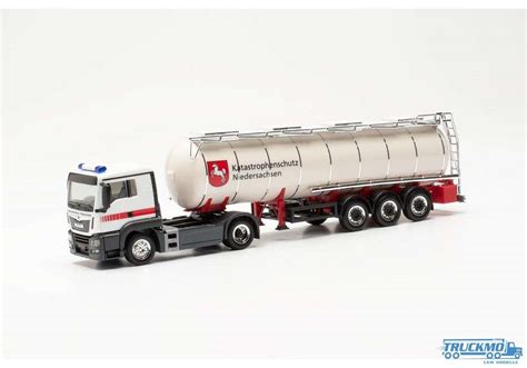 Herpa Katastrophenschutz Niedersachsen MAN TGS L Euro 6C Tanksattelzug